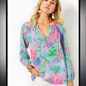 EUC Lilly Pulitzer Elsa top szM